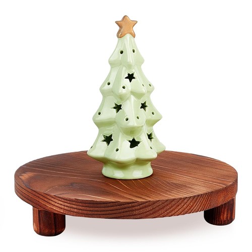 Wood pedestal stand wooden - wood,