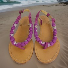 Toast Leather Orchid Sandals