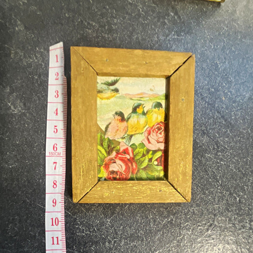 Vintage framed hanging - vintage, 1:12