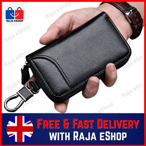 Genuine leather keychain - leather,