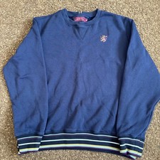 Aston Villa Blue 100% Cotton Sweatshirt AVFC Jumper Pullover