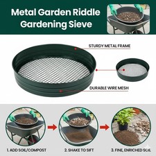 Metal Garden Riddle Gardening