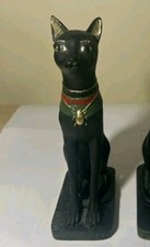 Egyptian BLACK BASTET Cat Statue Figure’s  20 cm