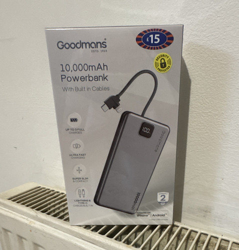 Goodmans 000mah slim power - goodmans, 10,000mah