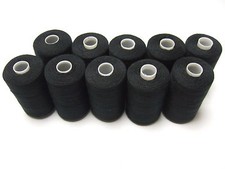 Tysew Domestic Sewing Machine Polyester Thread 10 x 1000 Metre Reels