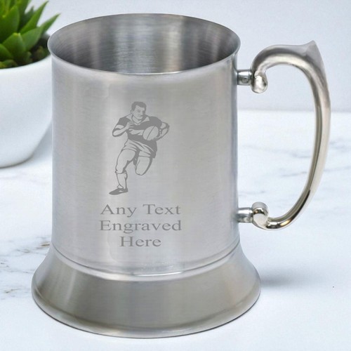 Personalised engraved rugby - personalised,