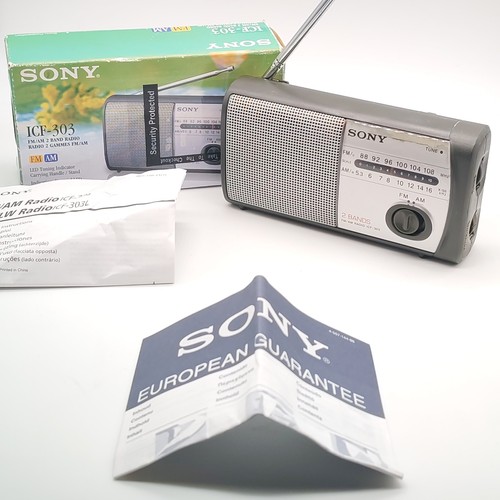 Sony icf 303 portable - icf-303, fm/am