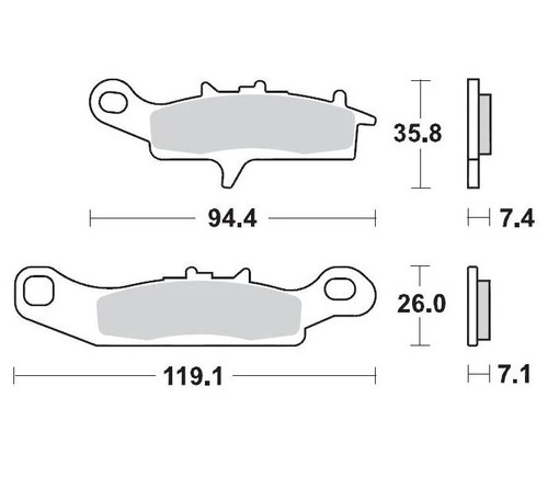 Moto master brake - brake, pad