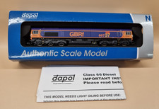 Dapol N Gauge 2D-007-006 Class 66 Locomotive 66737 'Lesia' GBRf -Zimo DCC Fitted