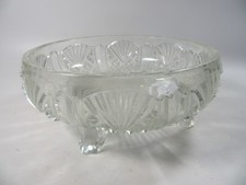 Vintage Crystal Glass 4 Footed