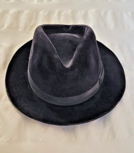 Vintage german trilby - vintage, black