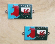 MOTOR SPORT WALES FLAG ENAMEL