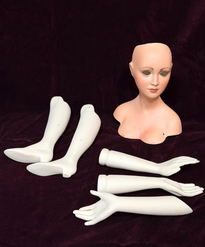 Vintage doll parts - vintage, lots