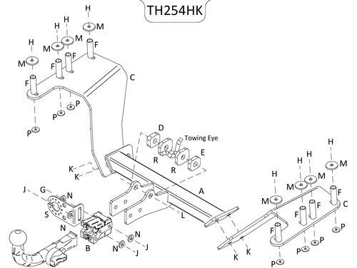 Towtrust horizontal detachable - towtrust,