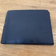 Timberland men's black leather bi-fold wallet