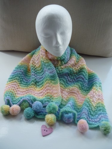 Ladies knitted variegated