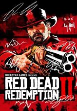 RED DEAD REDEMPTION II (RDR2) FULL CAST SIGNED AUTOGRAPHED PHOTO PRINT