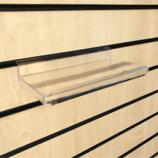 Clear Acrylic Slatwall Shelves
