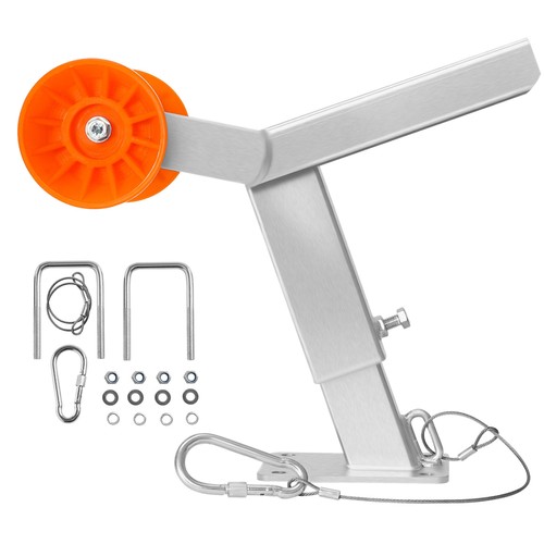 Boat trailer winch stand with - winch,