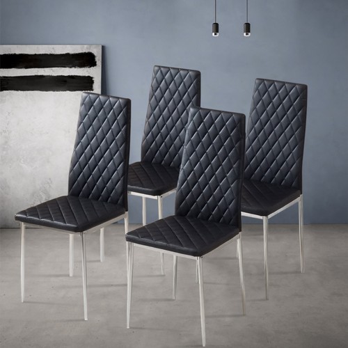 Set leather dining room - dining,