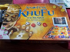 Vivid Games Atmosfear Khufu the Mummy Board Game Complete DVD Edition Halloween 