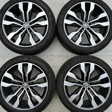Genuine VW Touareg 21" Suzuka 9.5 Alloy Wheels & Pirelli Tyres 285 40 760601025L