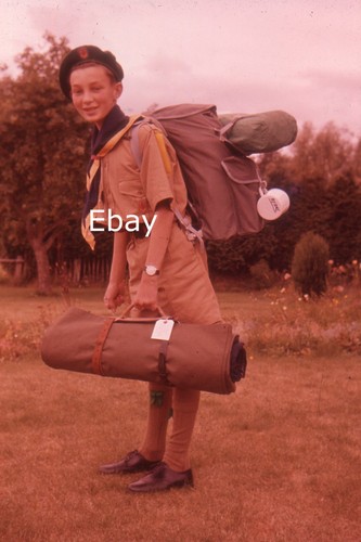 35mm slide boy scout loaded - boy,