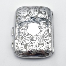 Antique Solid Silver Cigarette