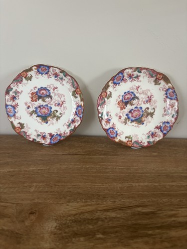 Cauldon china saucer pair - pair,