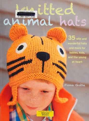 Knitted animal hats - animal, wild