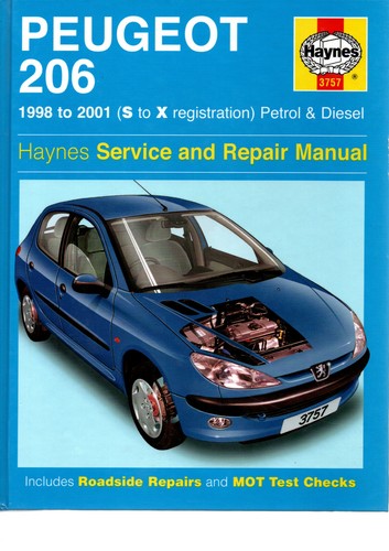 Haynes peugeot 206 petrol - peugeot,