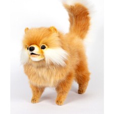 Hansa Pomeranian 7018 Plush Soft Toy Dog Sold by Lincrafts UK Est.1993