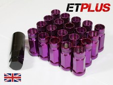 Purple GT50 Wheel Nuts x 20 12x1.25 Fits Nissan 350Z 370Z Nismo Fairlady
