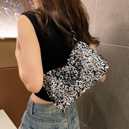 Ladies sequin handbag evening - handbag,