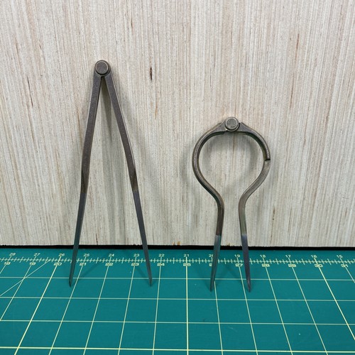 Brass folding dividers - brass,