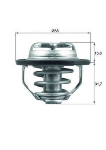 Engine thermostat mahle fits - engine,