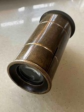 Antique Brass Lens 2" X 1"