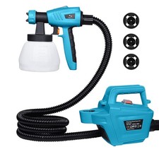 Fence Paint Sprayer Pro 800W Electric HVLP Paint Spray Gun, 3 Nozzle Sizes UK