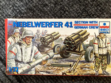 Esci 1/72 German Nebelwerfer smoke launcher model kit, complete, HOLE IN BOX