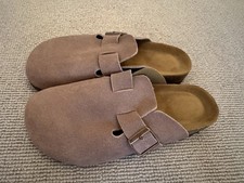 LADIES SUEDE LEATHER CLOGS