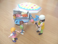 Playmobil 100% Complete Set 3244 Mobile Ice Cream Seller with Cart