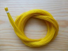 1 HANK OF REAL HORSE HAIR, YELLOW, FOR VIOLIN BOW OR OTHER USE , UK SELLER!!!