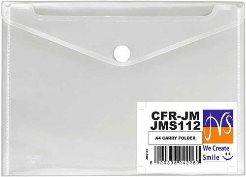 Clear plastic wallets - a4,