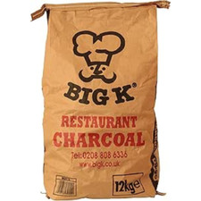 **Big K 12kg FSC® Lumpwood Charcoal – High Heat, Easy Light, 2-Hour Burn**