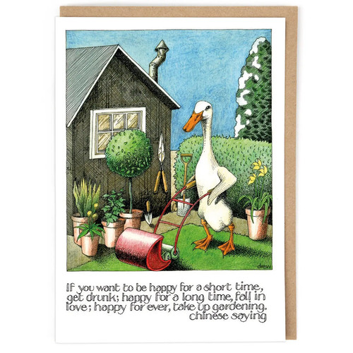Take gardening blank - up,