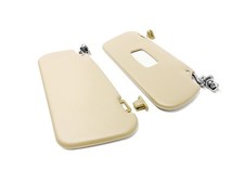 Cream Sunvisor Kit with Clips
