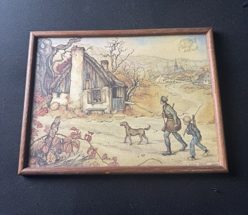 Small vintage art print - vintage,