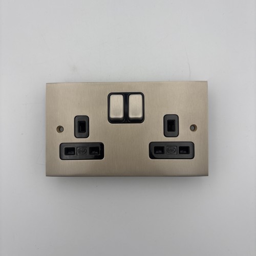 13a gang brushed nickel - 13a,