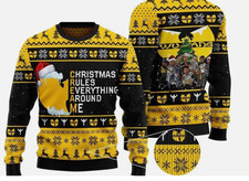 Wu Tang Clan Ugly Christmas Sweater Wu-tang Clan Merry Christmas Ugly Sweater
