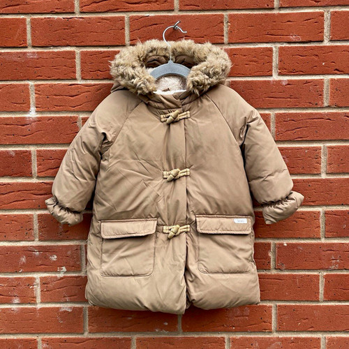 Zara baby beige - beige, hooded